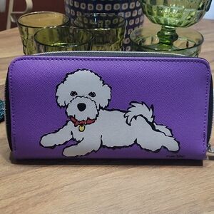 Marc Tetro Bishon Purple Wallet
